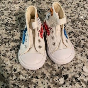 Gecko design hightop converse size 4